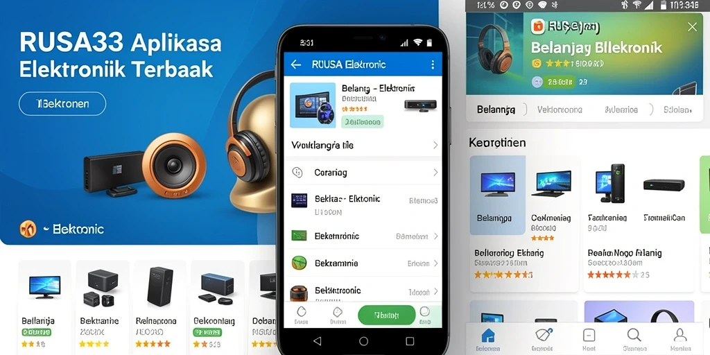 Tampilan antarmuka aplikasi RUSA33 yang menarik dan mudah digunakan.