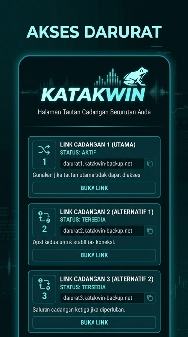 Tampilan link alternatif katakwin